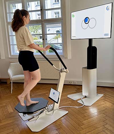 Das Display zeigt, wie (gut) man koordinieren kann